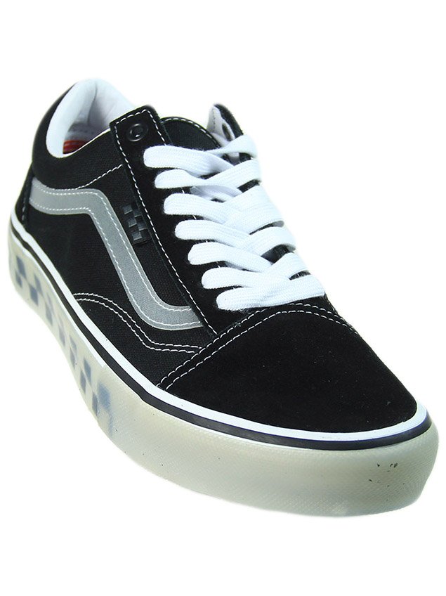 Tênis Masculino Vans Old Skool Skate Translucent Rubber Black Home