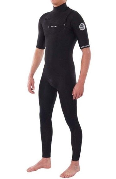 Long John Rip Curl Dawn Patrol 2/2 Chest Zip GB - Black