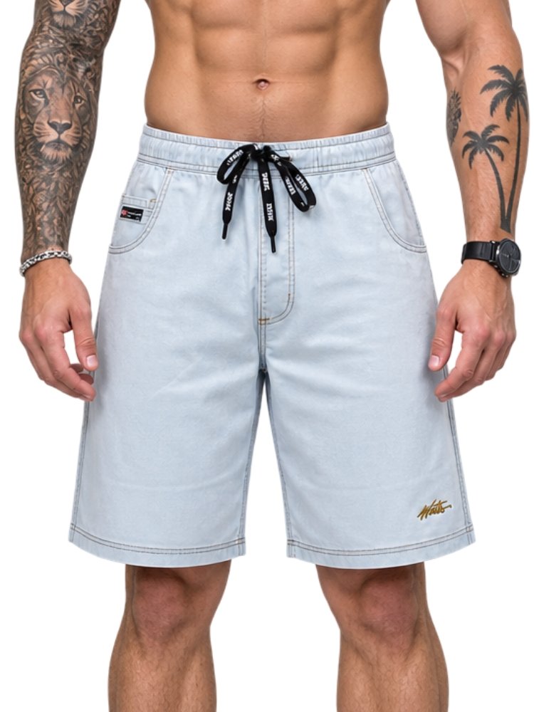 Bermuda De Elástico Masculina Wats Jeans Tag - Jeans