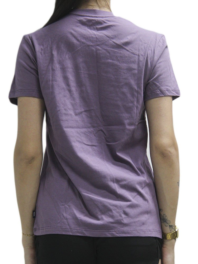 Blusinha Feminina Vans Bubs Manga Curta Estampada - Roxo - Home