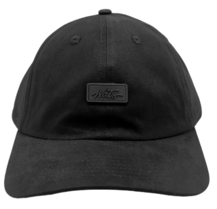 Boné Aba Curva Wats Six Panel Allblack Tag - Preto