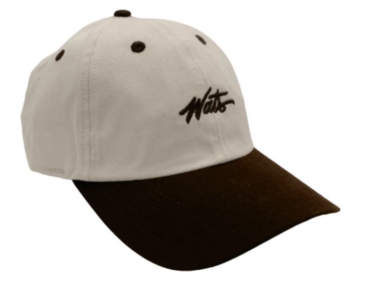 Boné Aba Curvo Wats Dad Hat Tag - Bege/Marrom