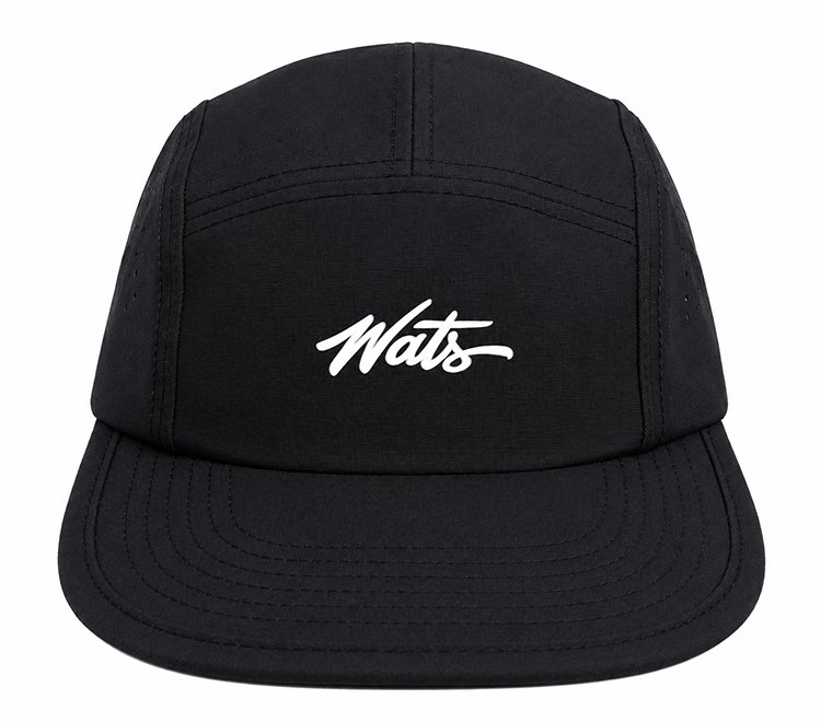 Boné Aba Reta Wats Five Panel Tag Reflex - Preto