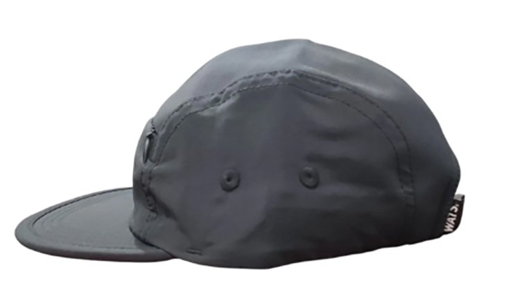 Boné Aba Reta Wats Five Panel Ziper Tag - Preto
