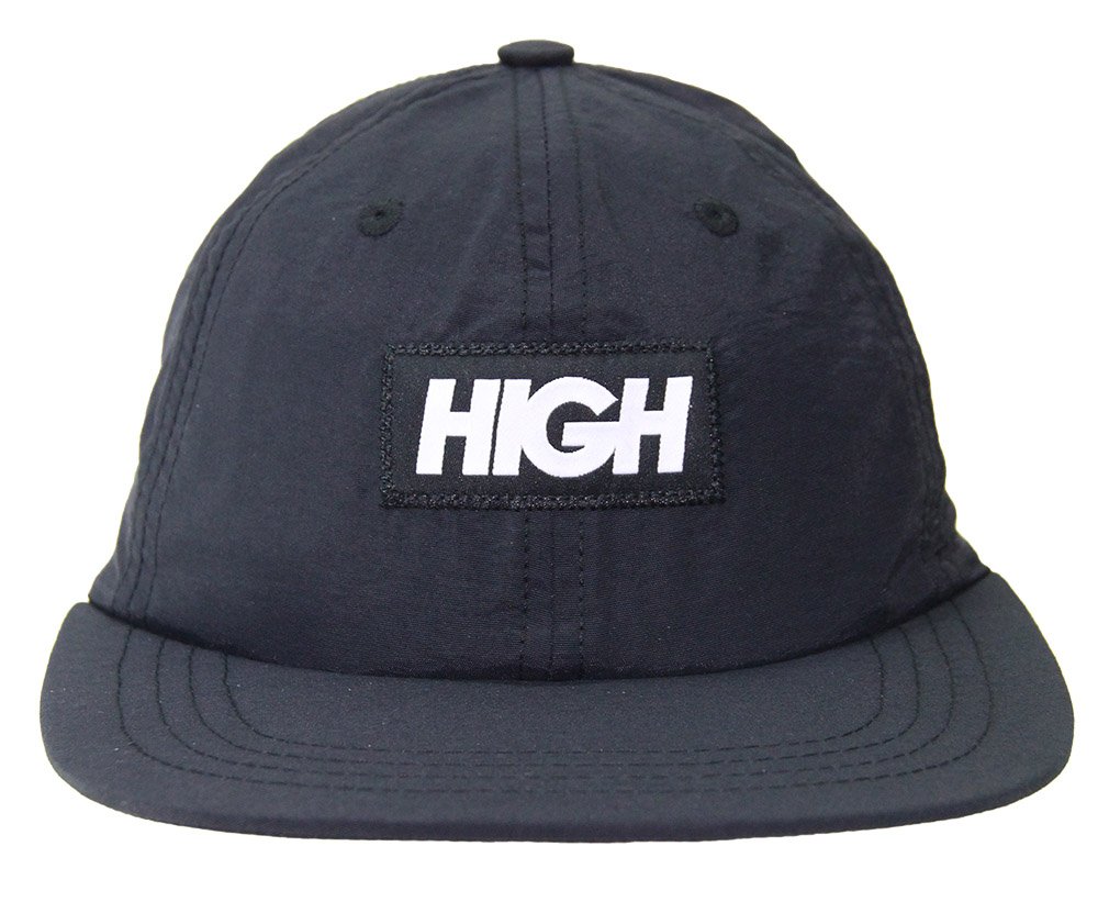 Boné High 6 Panel Logo - Black