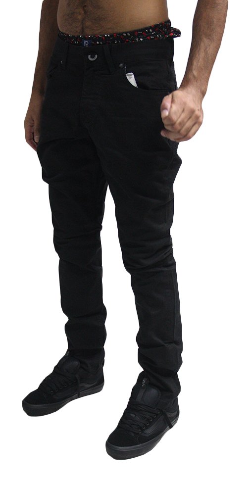 Calça Masculina Sarja Volcom Solid Colors Vorta - Preto