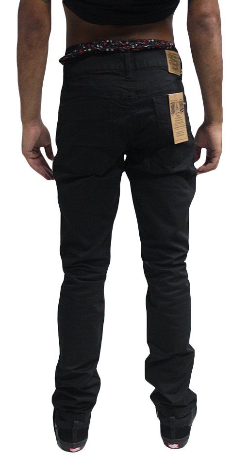 Calça Masculina Sarja Volcom Solid Colors Vorta - Preto