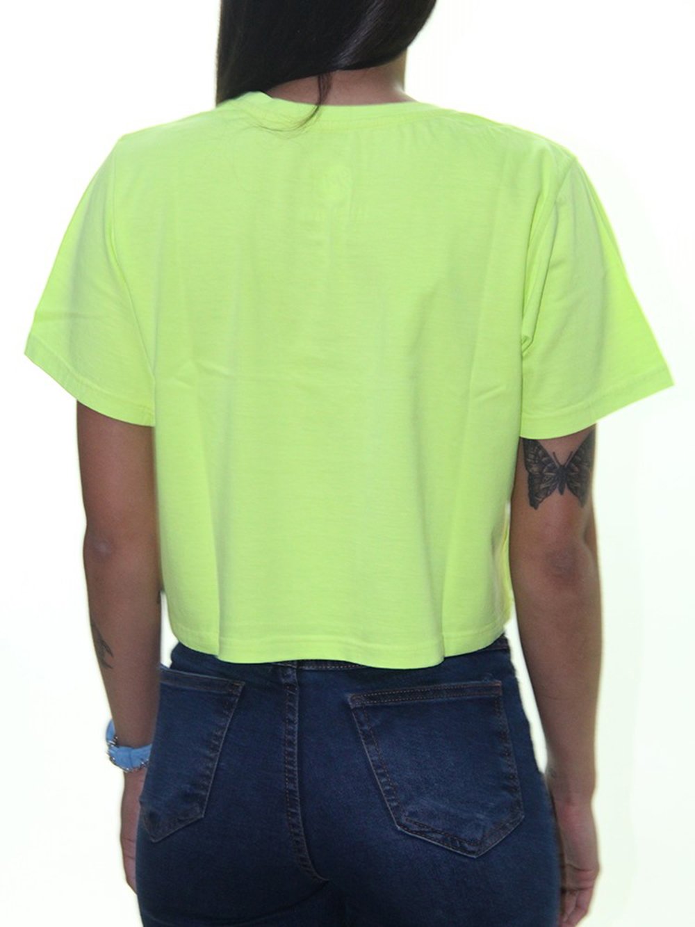hand over Controversy mosquito Camiseta Feminina Cropped Santta Maré Neon Manga Curta - Verde Neon - Home  | Session Store