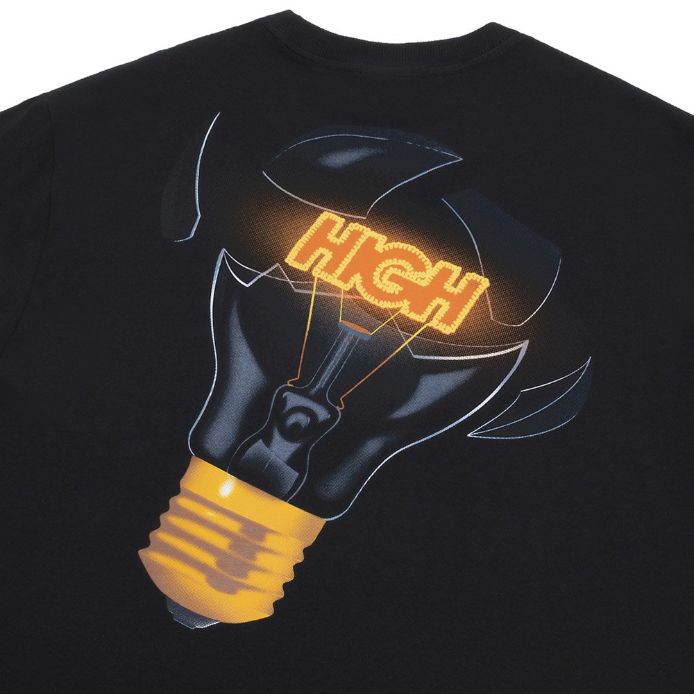 Camiseta Masculina High Bulb Manga Curta Estampada - Preto