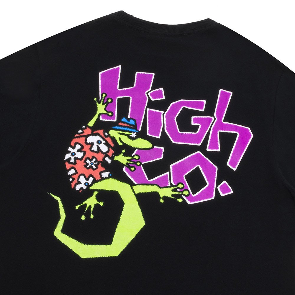 Camiseta Masculina High Lizard Manga Curta Estampada - Preto