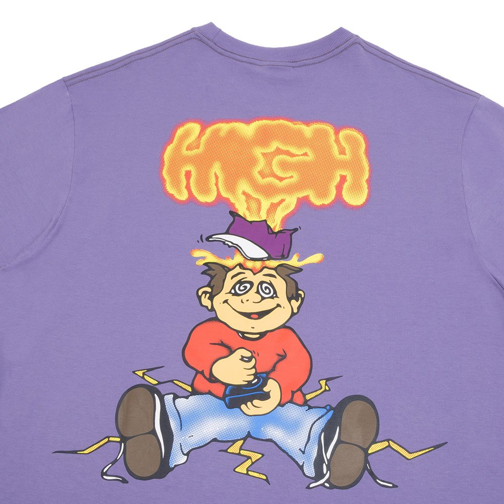 Camiseta Masculina High Mindblow Manga Curta Estampada - Lilas