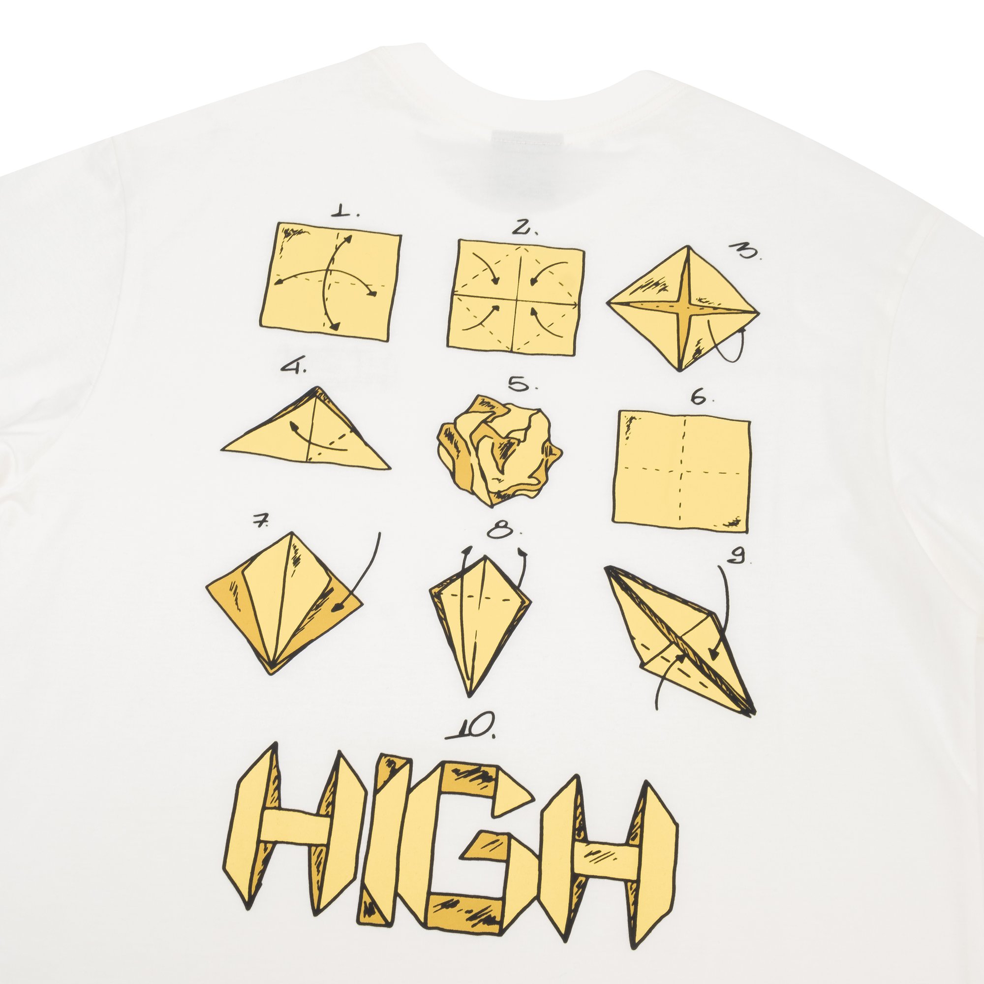 Camiseta Masculina High ORIGAMI - Branco - Home | Session Store