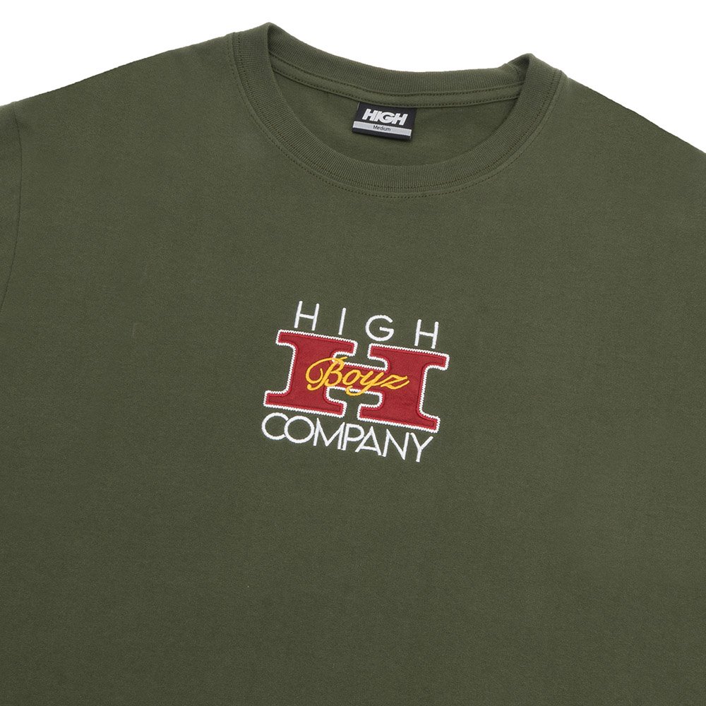 Camiseta Masculina High Tower Manga Curta Estampada - Verde Escuro