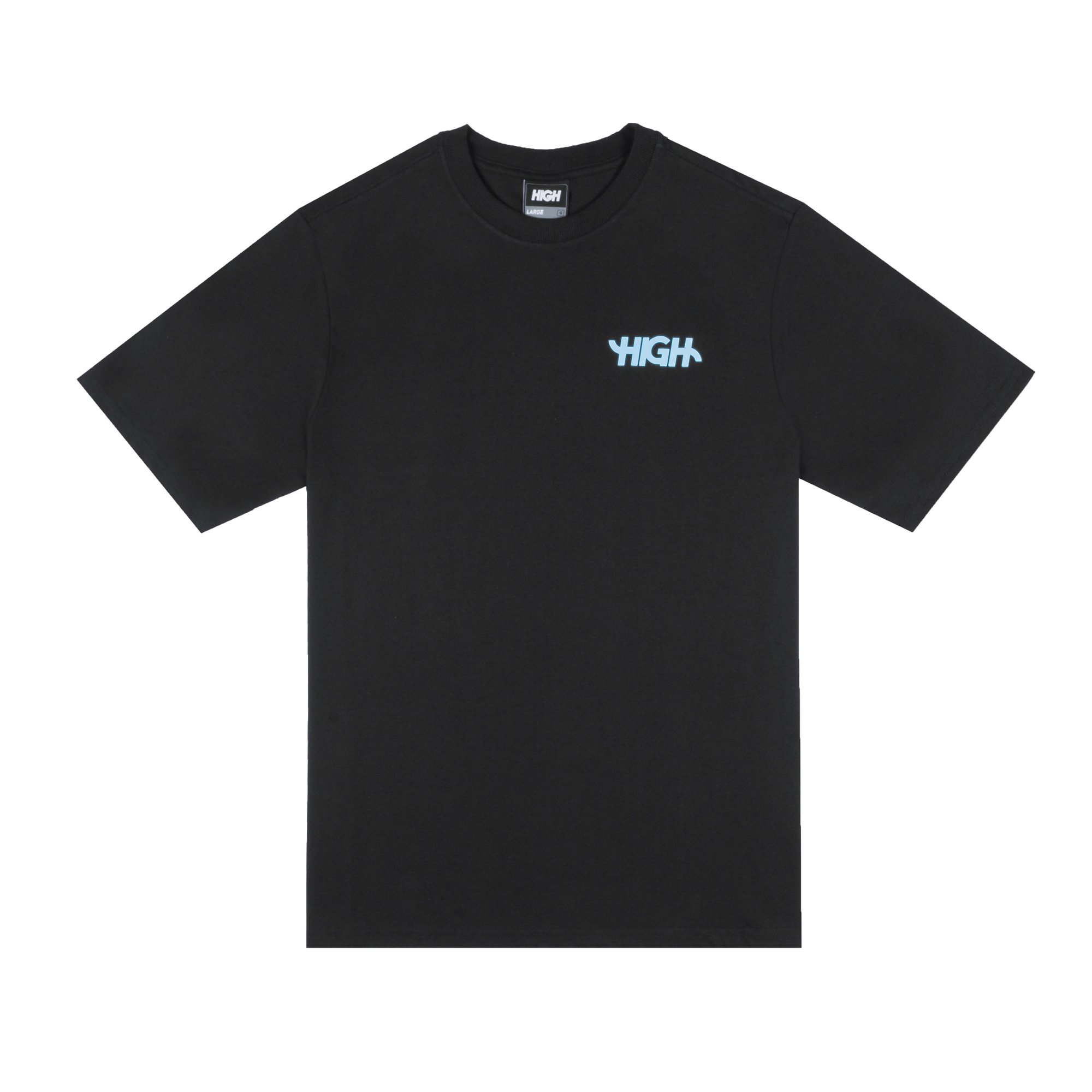 Camiseta Masculina High Zodiac Manga Curta Estampada - Preto