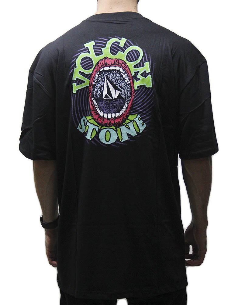 Camiseta Masculina Volcom Comfort Volmo - Preto - Home