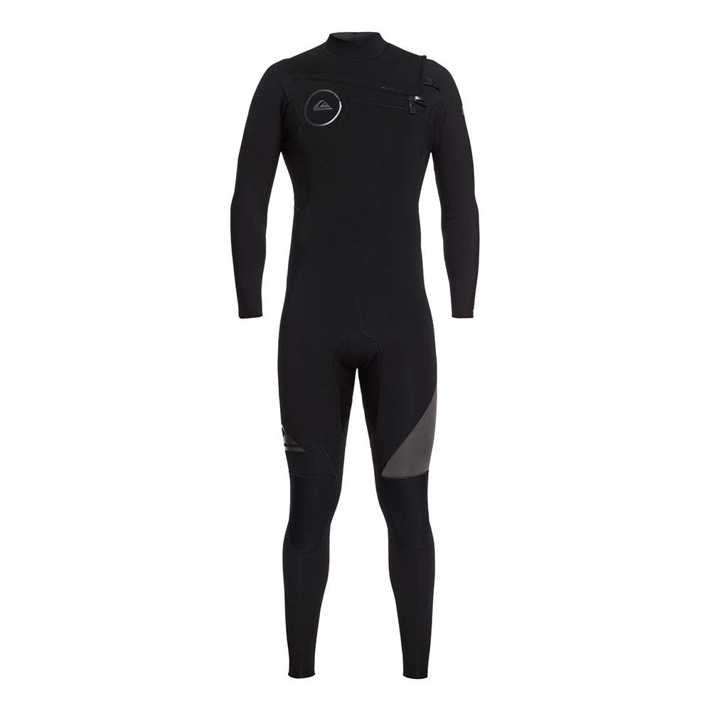 Long John Quicksilver Syncro Series Chest/Zip 3.2 GBS - Preto