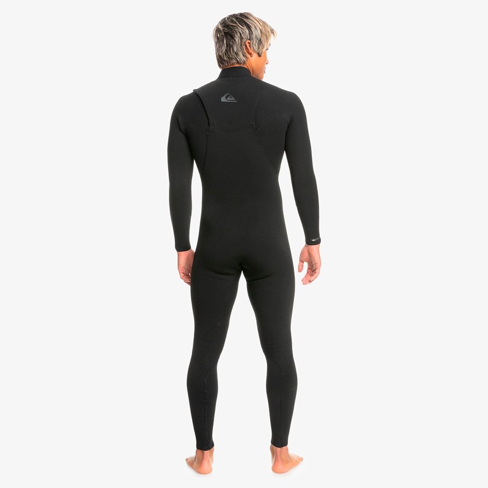 Long John Quiksilver Highline 3/2mm Chest Zip - Black - Home
