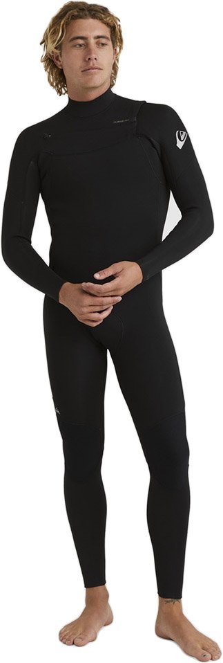 Long John Quiksilver J Everyday Sessions 4/3mm Chest zip - Black