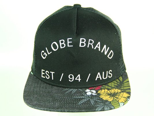 BONÉ GLOBE HIGHBISCUS PRETO