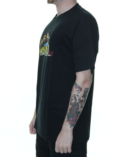 Camiseta Masculina High Hot Car Manga Curta - Preto