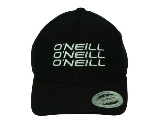Boné Infantil Oneill Stacked Fechamento Snap Back - Preto