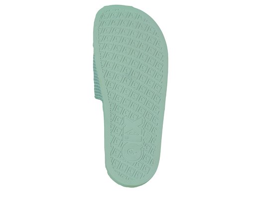 Chinelo Feminino Qix Slide Logo - Branco/Preto