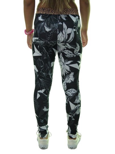 Calça Legging Feminina Adidas League Farm Titght - Preto/Branco