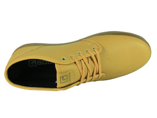 Bota Masculina Goofy Fish Cabedal em Couro - Camel/Latex