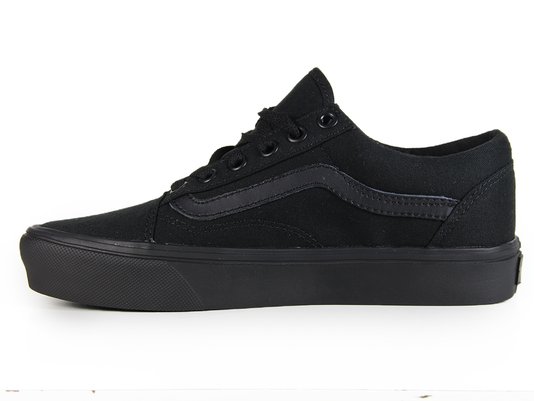 Tênis Feminino Vans Old Skool Lite (Suede/Canvas) - Black/Black