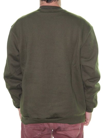 Moletom Masculino Freesurf Classic Careca - Verde Musgo