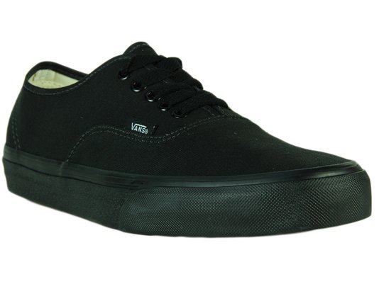 Tênis Masculino Vans Authentic Sola Vulcanizada - Black/Black