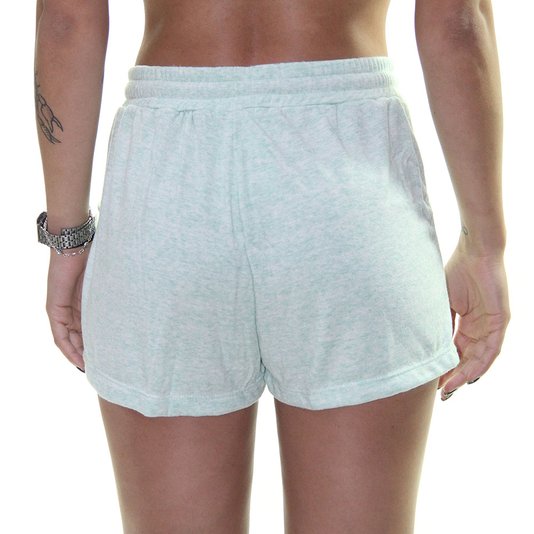 Saia Feminina Loveboard Moletom - Cinza Mesclado