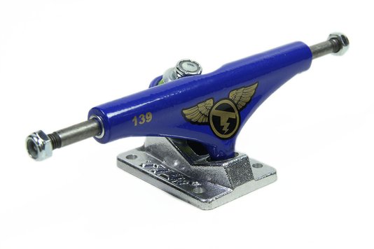 Truck Skateboard Tilt Color 139mm - Azul/Prata