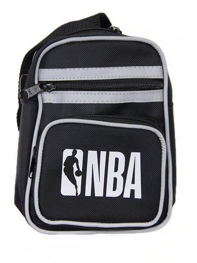 Shoulder Bag NBA Color - Preto/Cinza