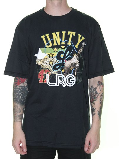 Camiseta Masculina LRG Basic Unity Manga Curta - Preto