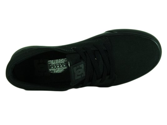 Tênis Feminino DC Trase TX Cabedal em Lona - Black/Black