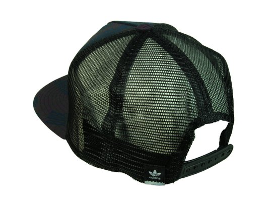 Boné Masculino Adidas Palmeiras Trucker Aba Reta Snap Back - Marinho/Palmeiras