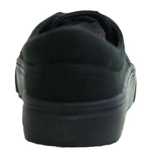 Tênis Feminino DC Trase TX W Cabedal em Lona - Black/Black/White