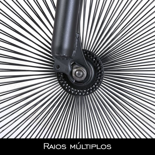 Bicicleta Psycle Naja 7 Marchas - Preto/Vermelho