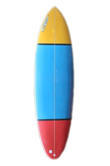 Prancha de Surf Glass Brothers Evolution 5'10" - Azul/Laranja