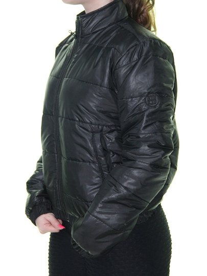 Jaqueta Feminina Riukiu Puffer Quebra Vento - Preto