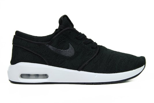 Tênis Masculino Nike Stefan Janoski Air Max - Black/White
