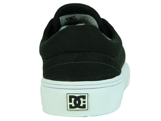 Tênis Feminino DC Trase TX Cabedal em Lona - Black/White