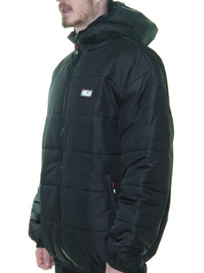 Jaqueta High Company Windbreaker Black Manga Longa Estampada - Preto