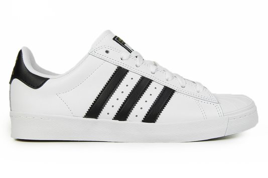 Tênis Feminino Adidas Superstar Vulc ADV - White/Black
