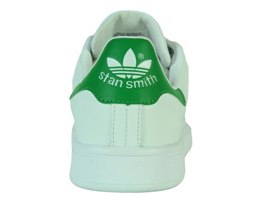 Tênis Feminino Adidas Pro Model Stan Smith Cabedal em Couro Sintético - White/Green