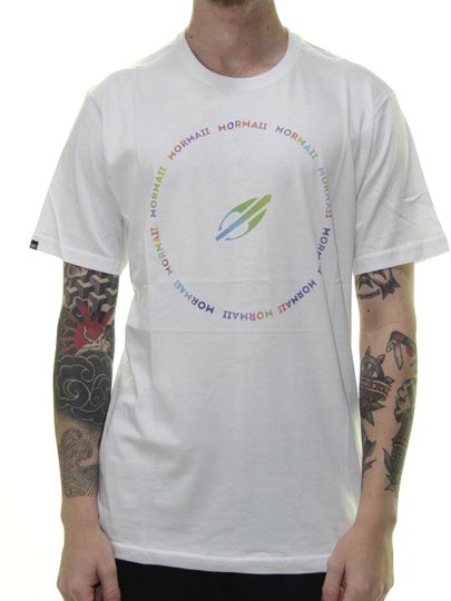 Camiseta Masculina Mormaii Circle Manga Curta - Branco
