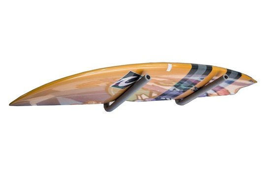 Suporte Rack de Parede Feeton para Prancha de Surf - Cinza/Preto