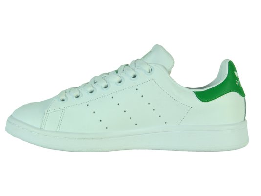 Tênis Feminino Adidas Pro Model Stan Smith Cabedal em Couro Sintético - White/Green