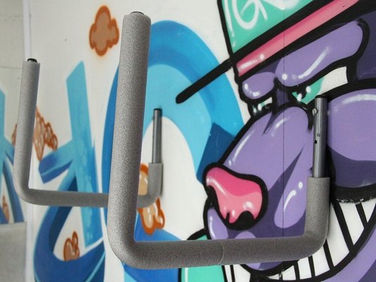 Suporte Rack para Prancha de Surf Feeton Comporta 5 Unidades - Cinza